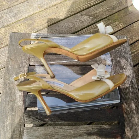 Jimmy Choo Slingback Peep Toe - Picture 4 of 11